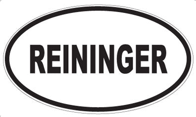 REININGER - Oval Magnet