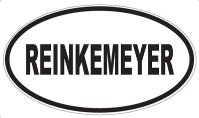 REINKEMEYER - Oval Sticker