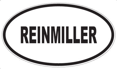 REINMILLER - Oval Magnet