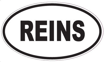 REINS - Oval Sticker