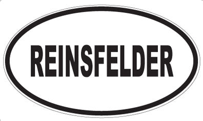 REINSFELDER - Oval Magnet