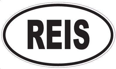 REIS - Oval Sticker