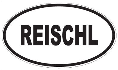 REISCHL - Oval Sticker