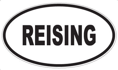 REISING - Oval Magnet