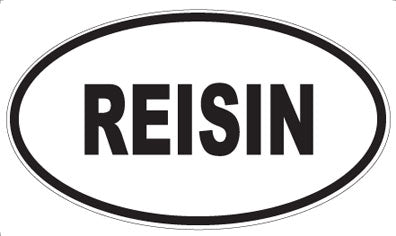 REISIN - Oval Magnet