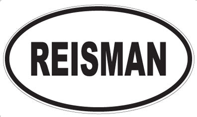 REISMAN - Oval Magnet