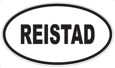 REISTAD - Oval Sticker