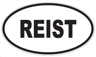 REIST - Oval Magnet