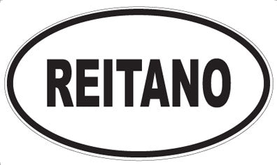 REITANO - Oval Sticker