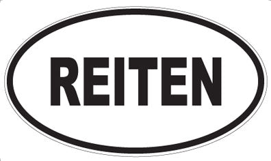 REITEN - Oval Magnet