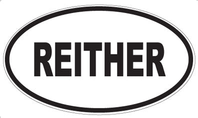 REITHER - Oval Magnet