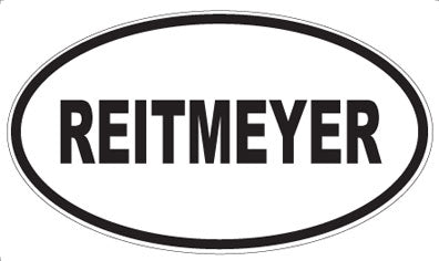 REITMEYER - Oval Magnet