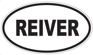 REIVER - Oval Sticker