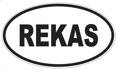 REKAS - Oval Magnet