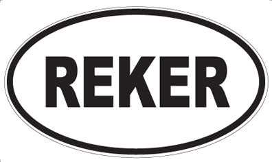 REKER - Oval Magnet