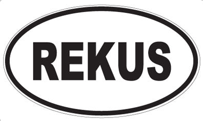 REKUS - Oval Magnet