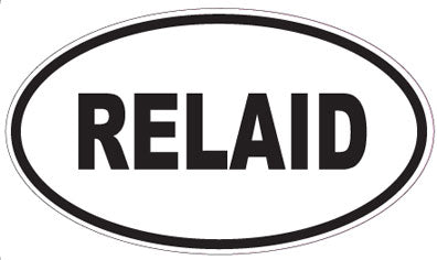 RELAID - Oval Sticker