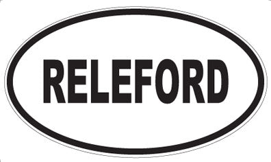 RELEFORD - Oval Magnet
