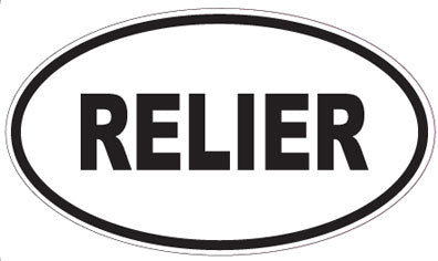 RELIER - Oval Sticker