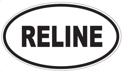 RELINE - Oval Sticker