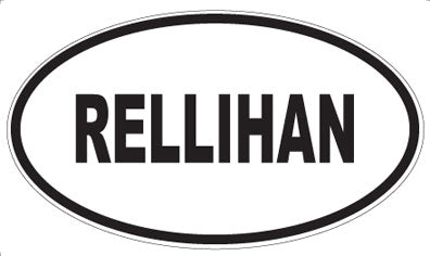 RELLIHAN - Oval Magnet