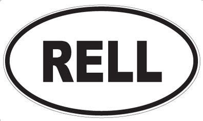 RELL - Oval Magnet