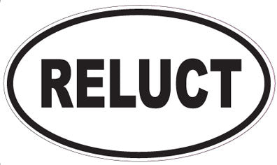 RELUCT - Oval Sticker