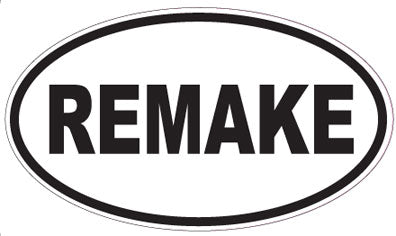 REMAKE - Oval Sticker