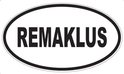 REMAKLUS - Oval Magnet