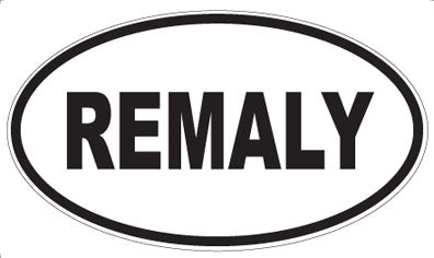 REMALY - Oval Magnet