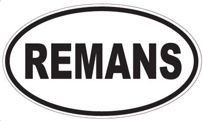 REMANS - Oval Sticker