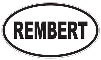 REMBERT - Oval Magnet