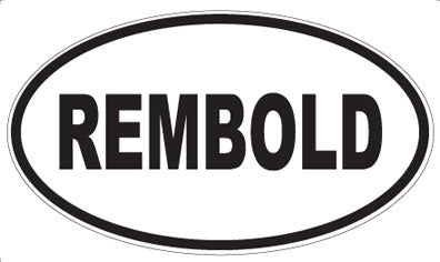 REMBOLD - Oval Magnet