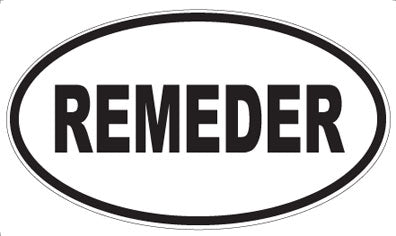 REMEDER - Oval Magnet