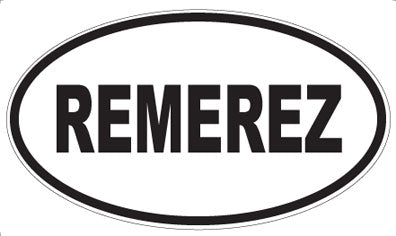 REMEREZ - Oval Magnet