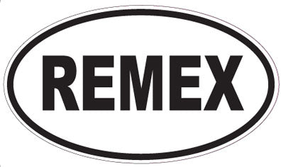 REMEX - Oval Sticker