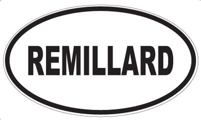 REMILLARD - Oval Magnet