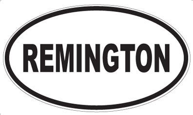 REMINGTON - Oval Sticker