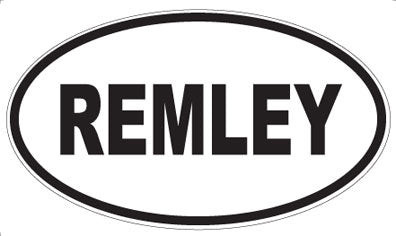 REMLEY - Oval Magnet