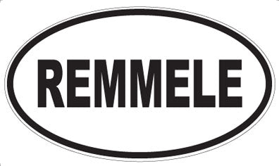 REMMELE - Oval Magnet