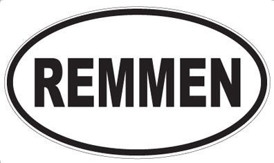 REMMEN - Oval Magnet