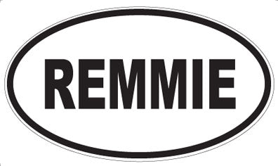 REMMIE - Oval Magnet