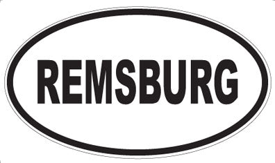 REMSBURG - Oval Magnet