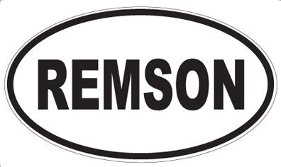 REMSON - Oval Sticker