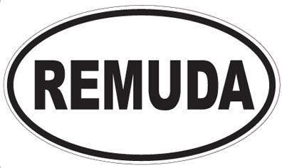 REMUDA - Oval Sticker
