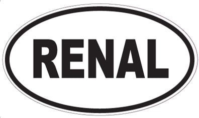 RENAL - Oval Magnet