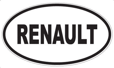 RENAULT - Oval Magnet