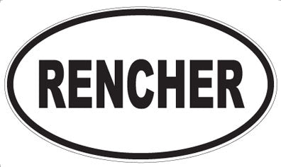 RENCHER - Oval Magnet