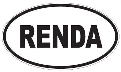 RENDA - Oval Magnet