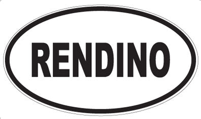 RENDINO - Oval Magnet